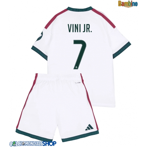 Maglie da calcio Real Madrid Vinicius Junior #7 Prima Maglia Bambino 2026-27 Manica Corta + Pantaloni corti)
